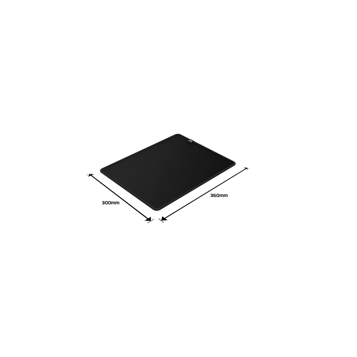 HyperX 4Z7X3AA Pulsefire Mat – Gaming Mouse Pad – Medium – Precise Cloth Surface – Antifray Flush