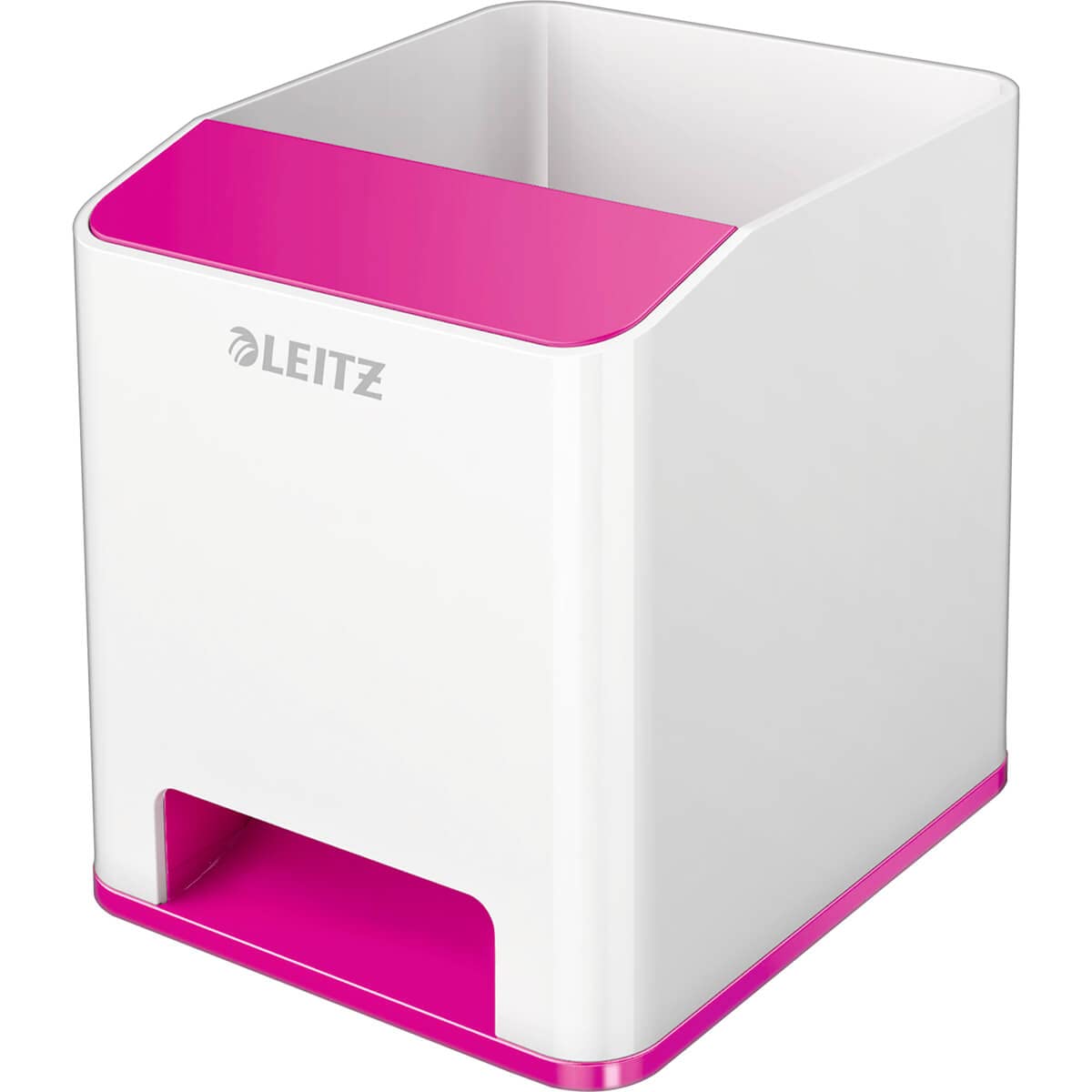 Leitz Sound Pen Holder, Phone Amplifier, Wow Range, White/Metallic Pink,53631023