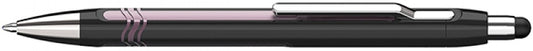 Schneider Slider Epsilon Touch Stylus/Ballpoint Pen, Black/Pink Barrel, Blue (138704)