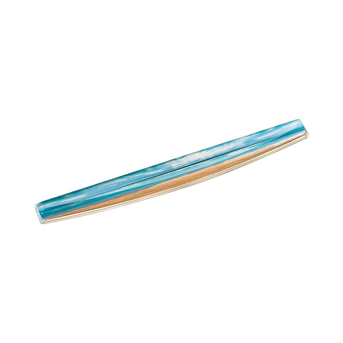Fellowes Photo Gel Keyboard Wrist Rest with Microban – Sandy Beach, Multicolor