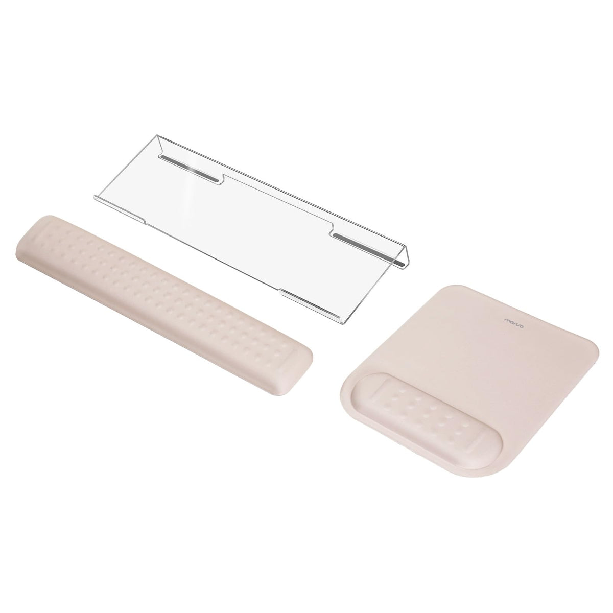 MOSISO Keyboard Stand&Wrist Rest Support for Keyboard &Mouse Pad Set