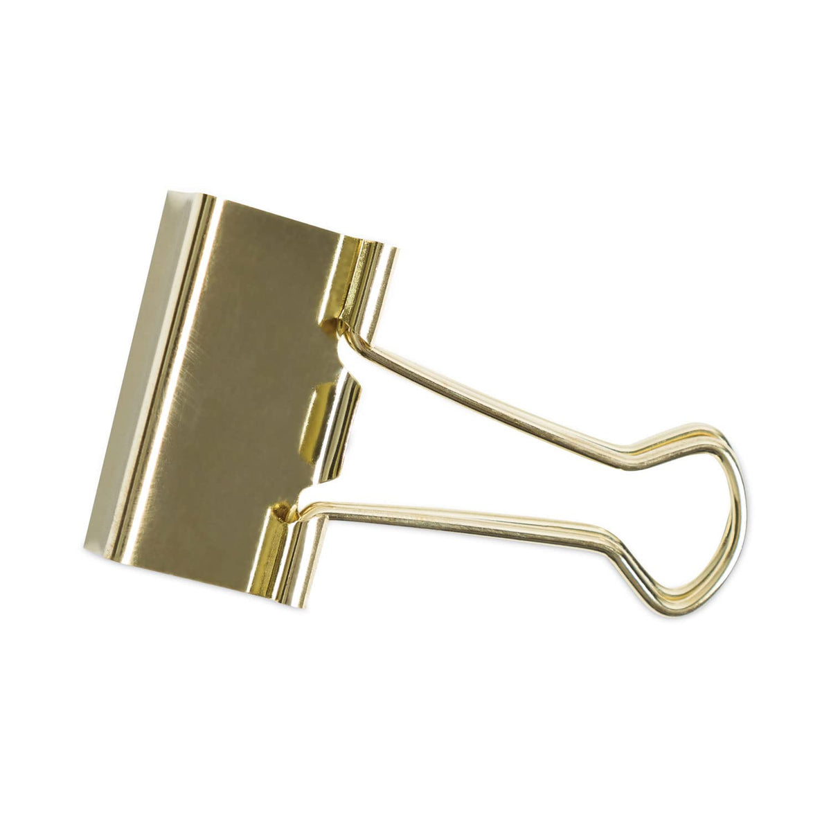 U Brands Binder Clips, 72-Count, 1-1/4 Inch, Medium Paper Clamps, Gold