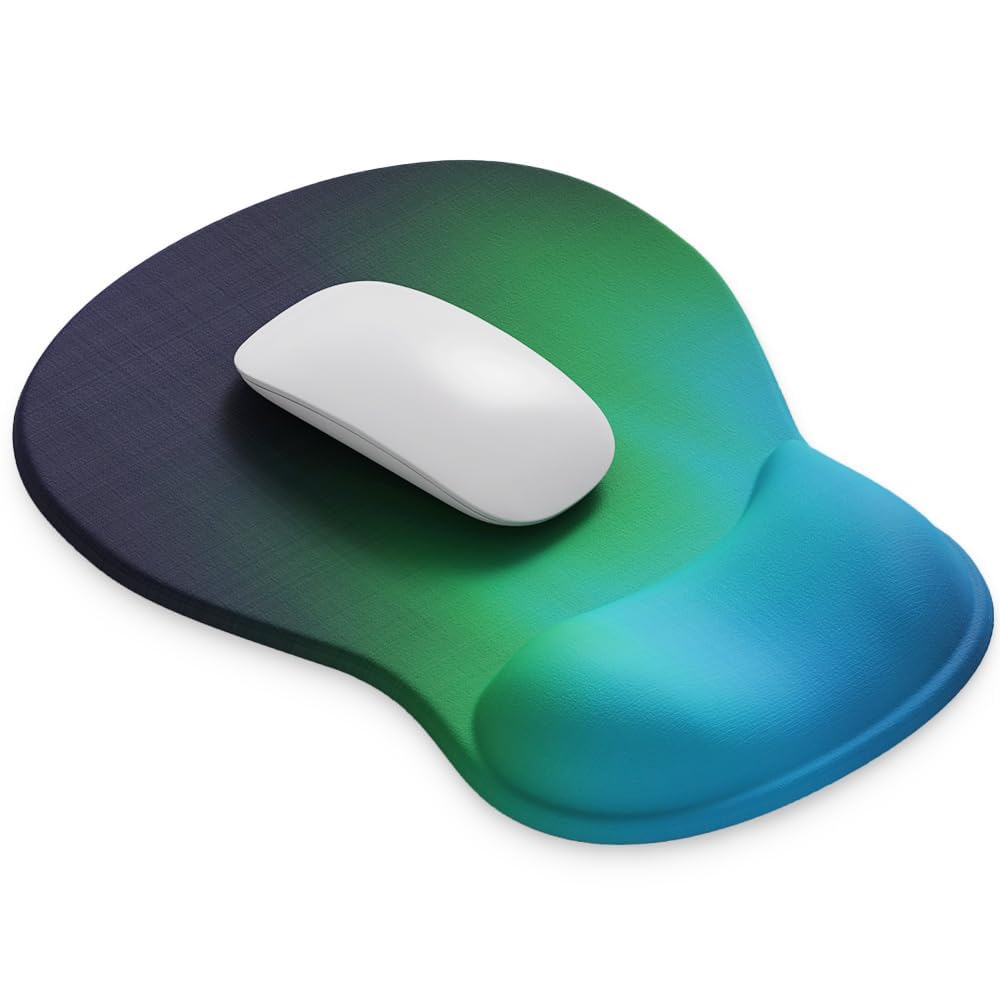 ErgoComfort Gel Wrist Rest Mouse Pad-Ergonomic Office Mousepad with Wrist Support-Non-Slip, Design