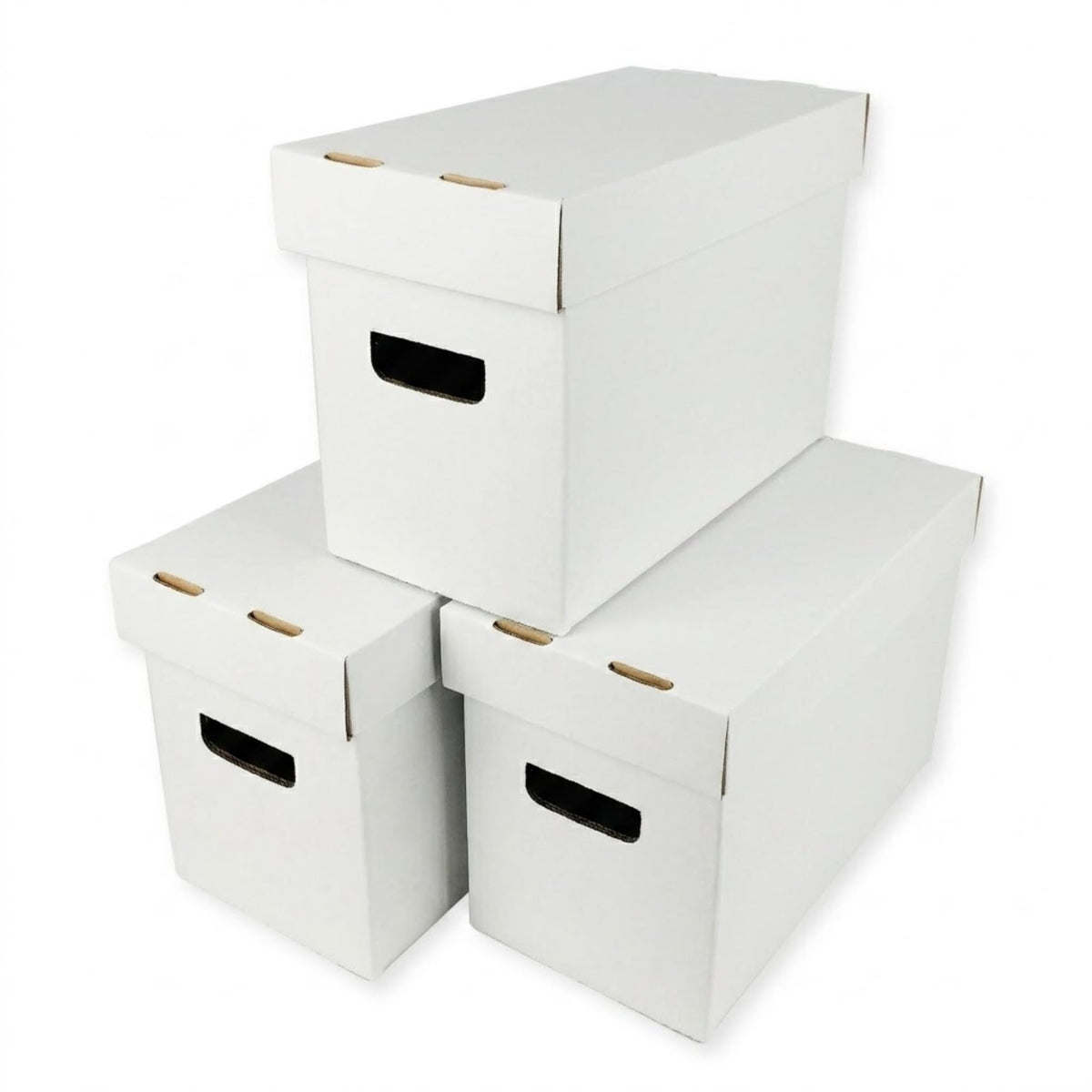 Max Protection Comic Book Storage Short Boxes - 3-Pack