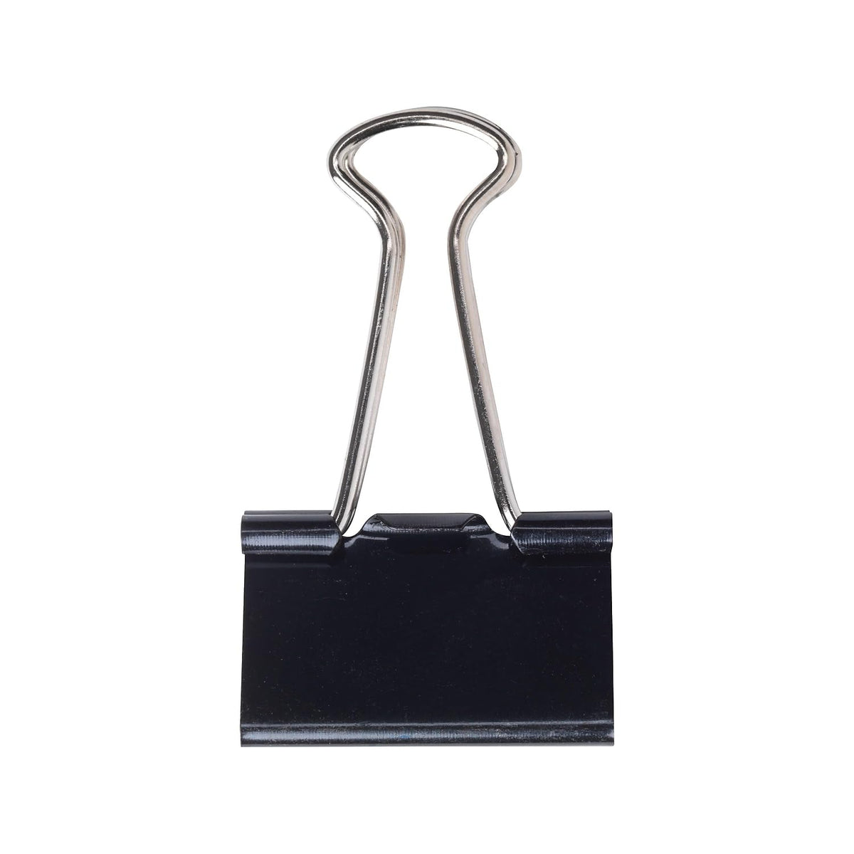 Staples Binder Clips, Medium Size, Black, 12-Pack