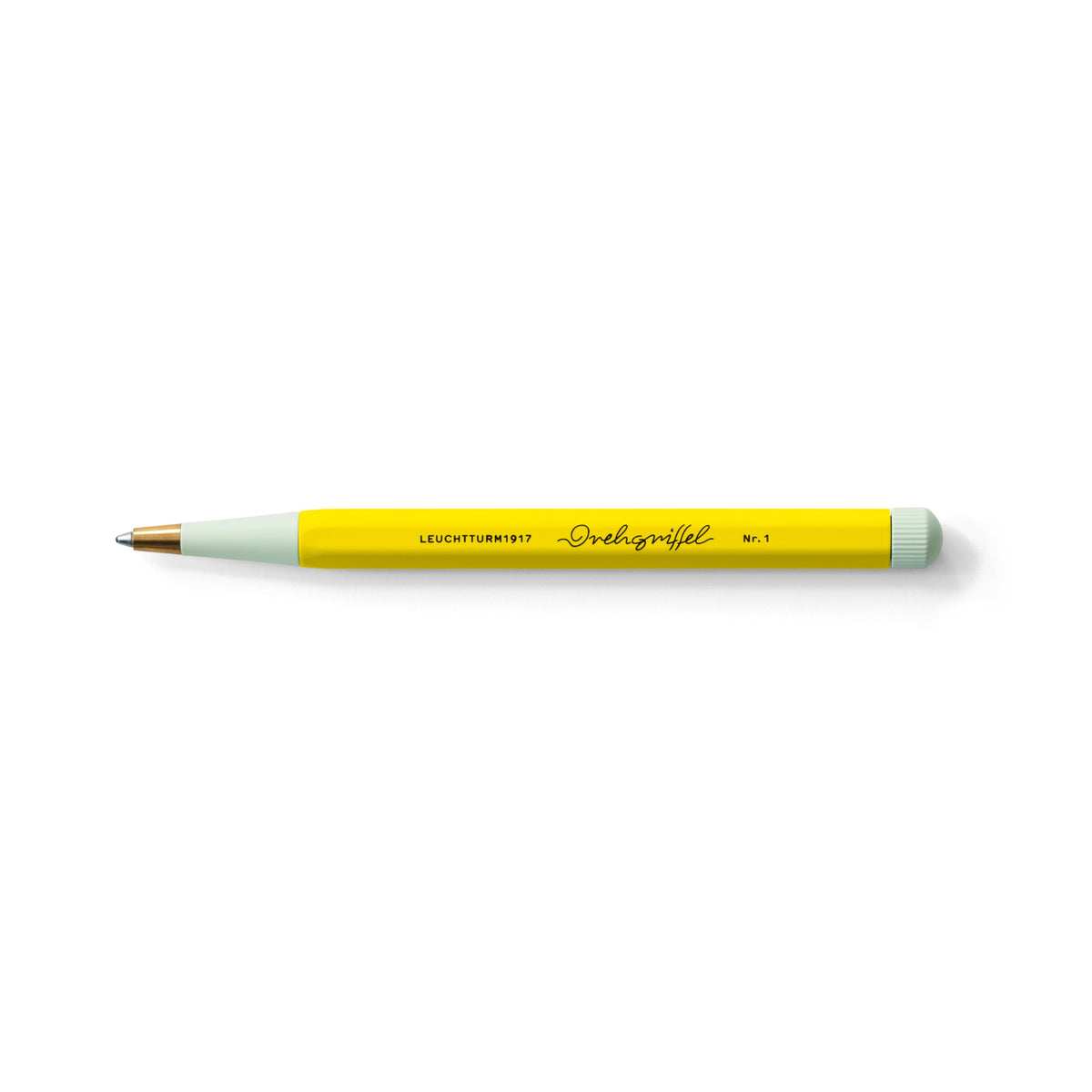 LEUCHTTURM1917 - Drehgriffel Writing Pen (Lemon) - Gel Pen with Black Ink Included