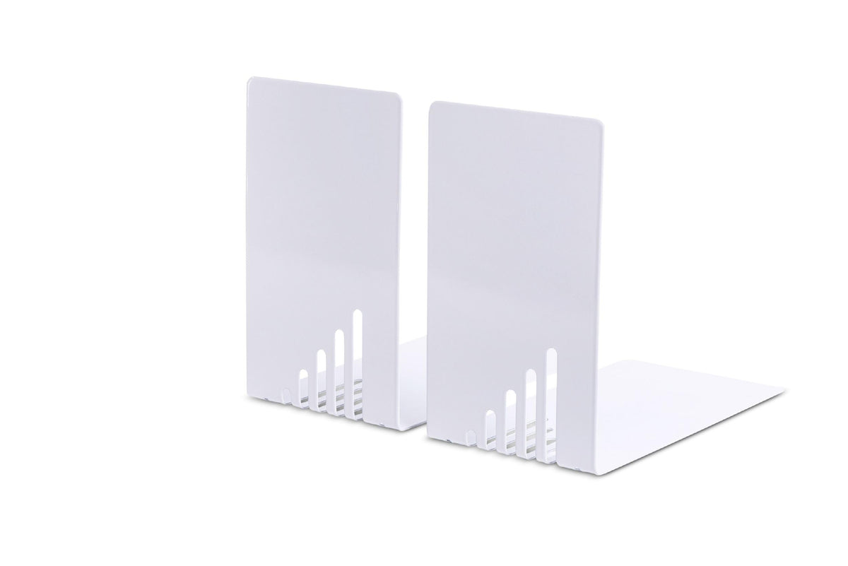 Maul 85 x 140 x 140 mm Narrow Metal Book Ends - Grey