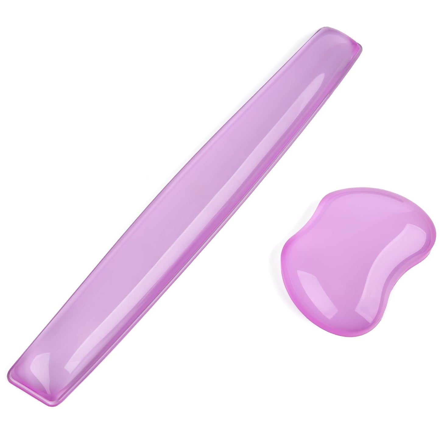 Silicone Gel Keyboard Wrist Rest Set Plus - ABRONDA Keyboard & Mouse Wrist Support Pad Office