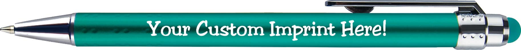 Personalized Pens with Stylus Tip -Bright Vibes- Click action - Custom - Black writing - Printed