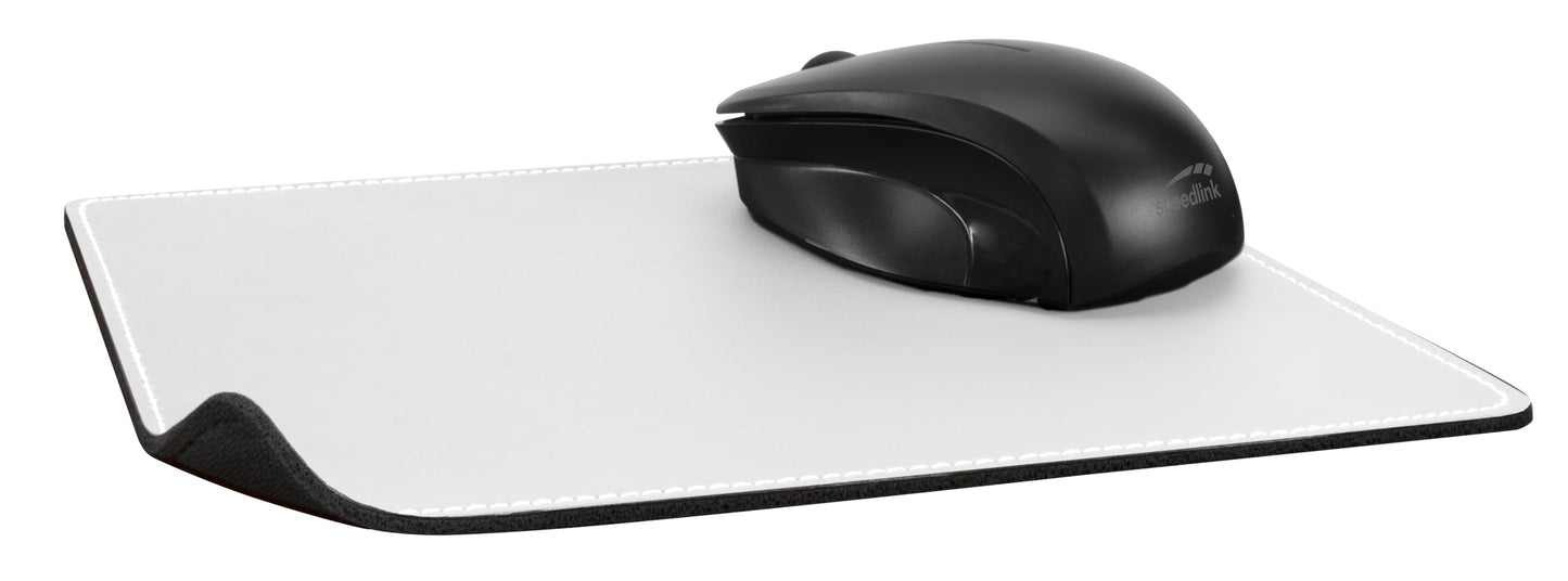 Speedlink Notary Soft Touch Mousepad - Mouse pad in Leather Look for Office/Home Office (Soft