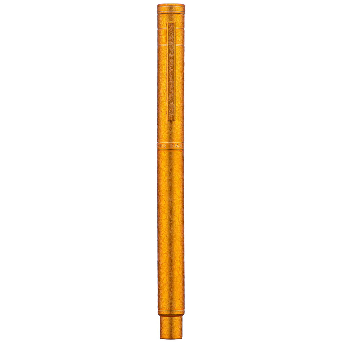 Hongdian 1851 Forest Fountain Pen Golden Ice Flowers, Fine Nib Classic Design with Converter and