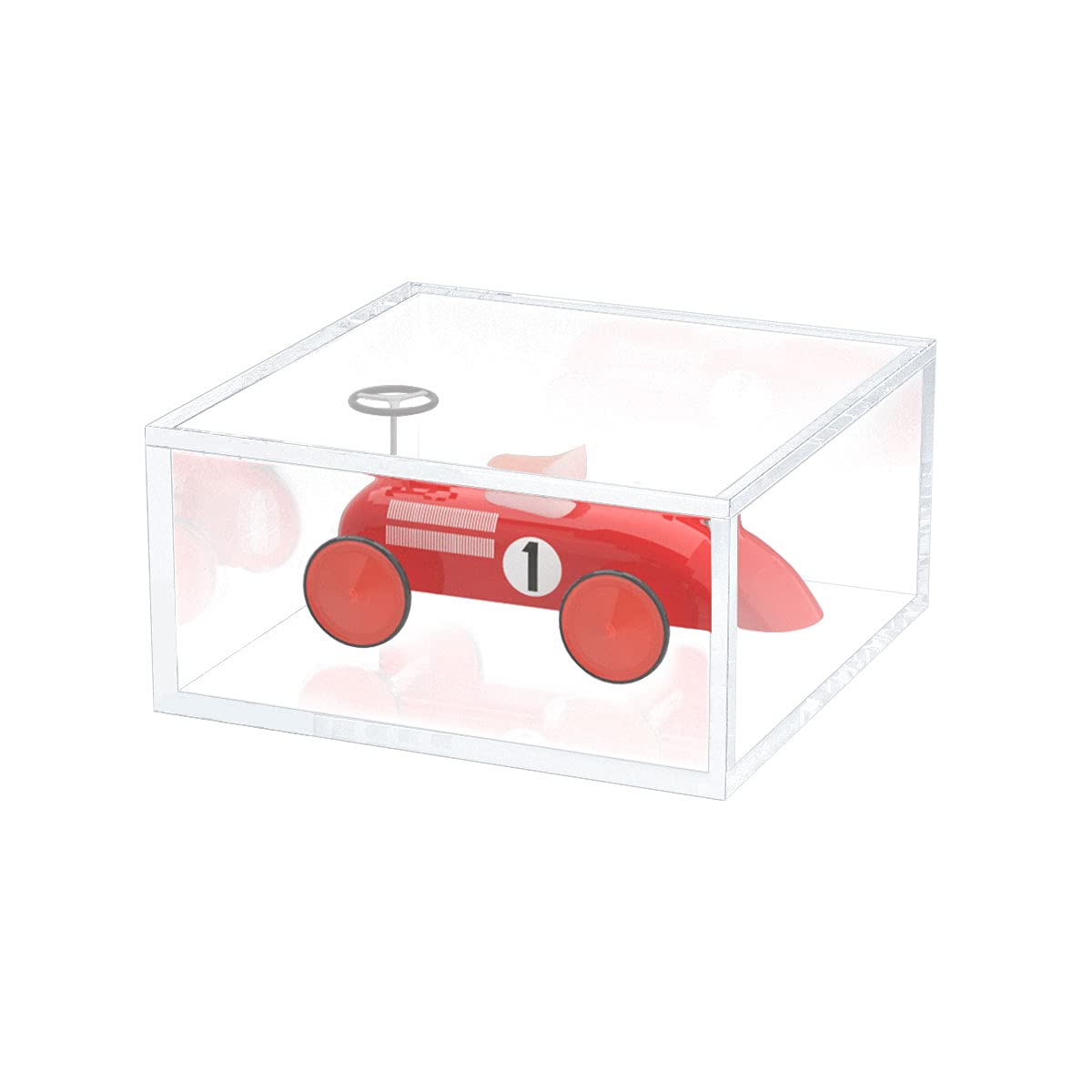 AITEE Decorative Acrylic Box with Lid, Display Storage for Home (X-Large)