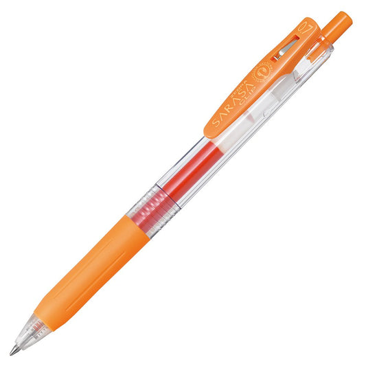 ZEBRA B-JJB15-ROR Gel Ballpoint Pen Sarasa Clip 0.7 Red Orange 10pcs