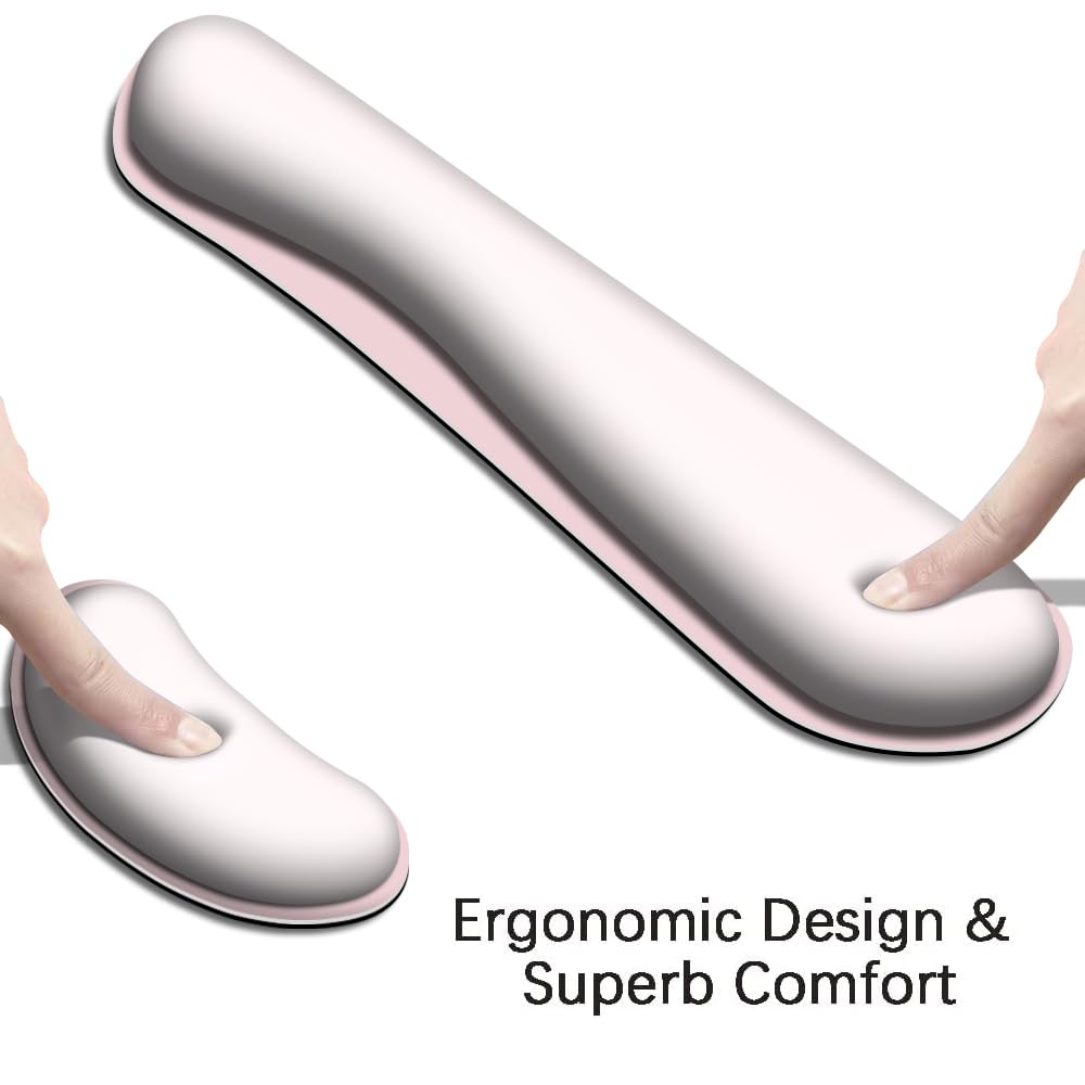 Desk Mat, Large Gaming Mouse Pad with Wrist Rest, 4 in1 XXL Mouse pad+Keyboard Wrist Rest+Mouse Pad