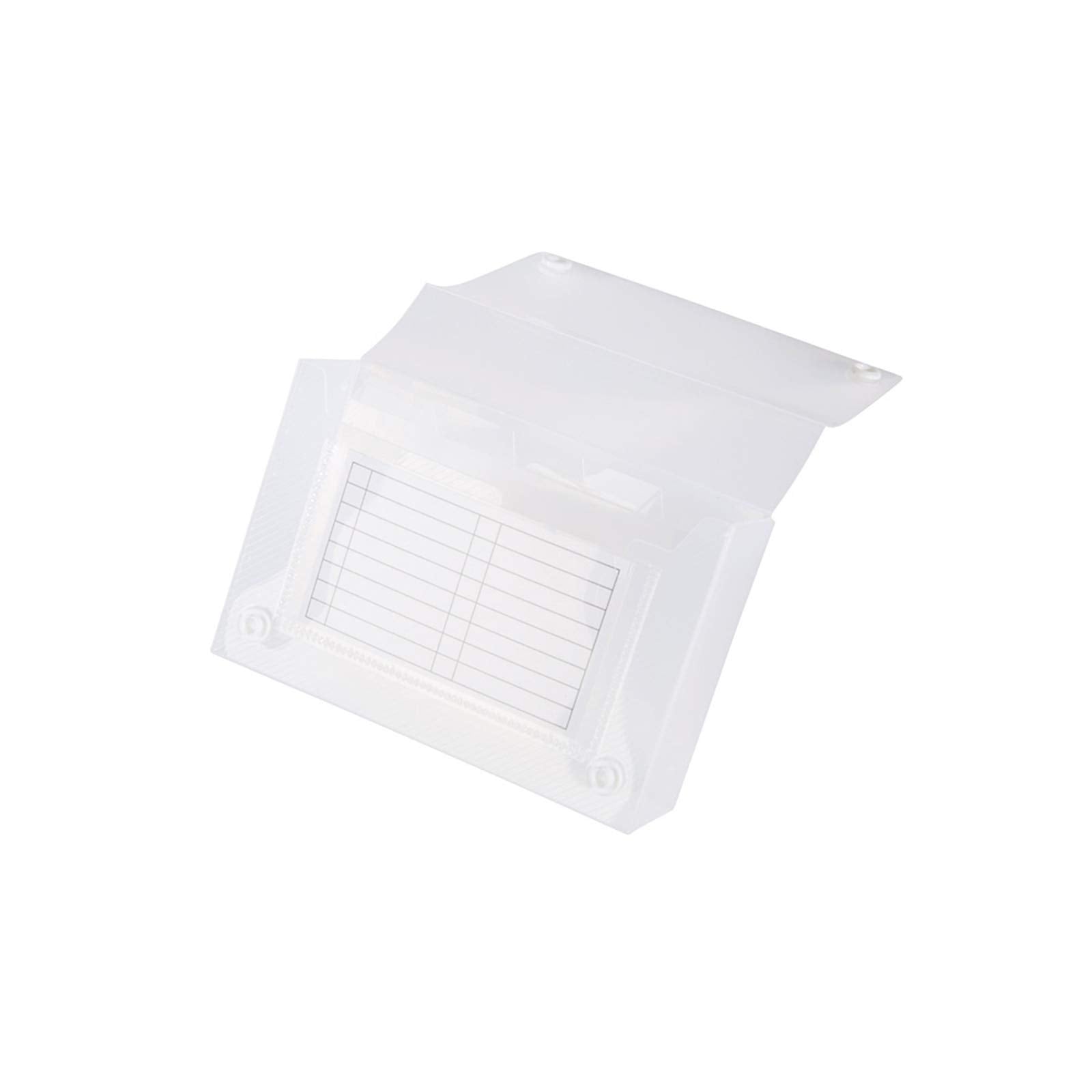 Filexec Products, Universial Case, 3"x5", 5-Tabs Removable, Clear, Pack of 12 (50605-20233)