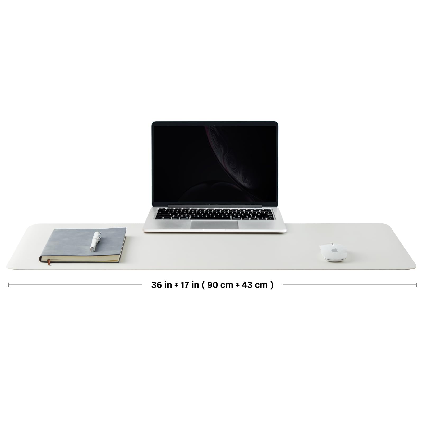 HOMIEAZICOZI Leather Desk Mat - Non-Slip PU Desk Pad for Office and Home - Desk Organization and