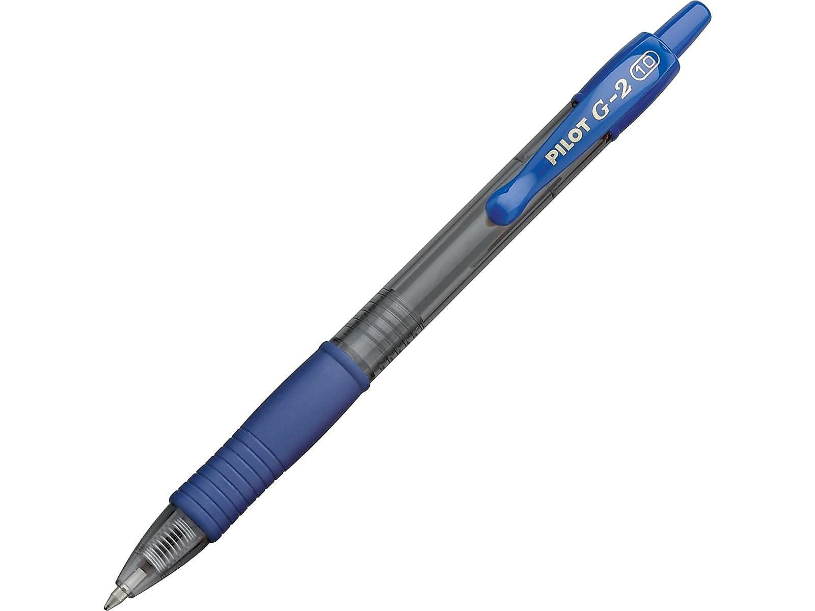 PILOT G2 Premium Gel Roller Pens, Blue Ink Pens Bold Point, Pack of 12