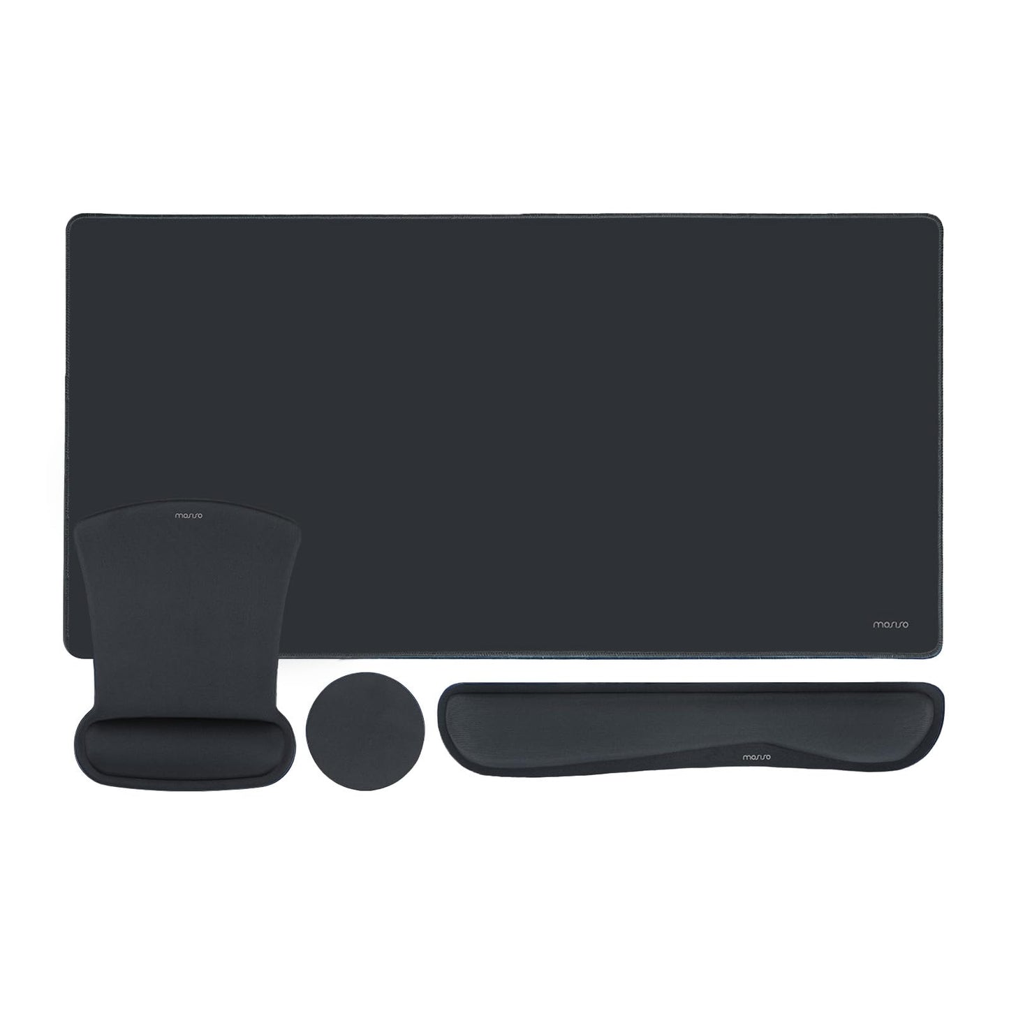 MOSISO Keyboard Mouse Pad Set, Large Gaming Mousepad&Keyboard Wrist Rest