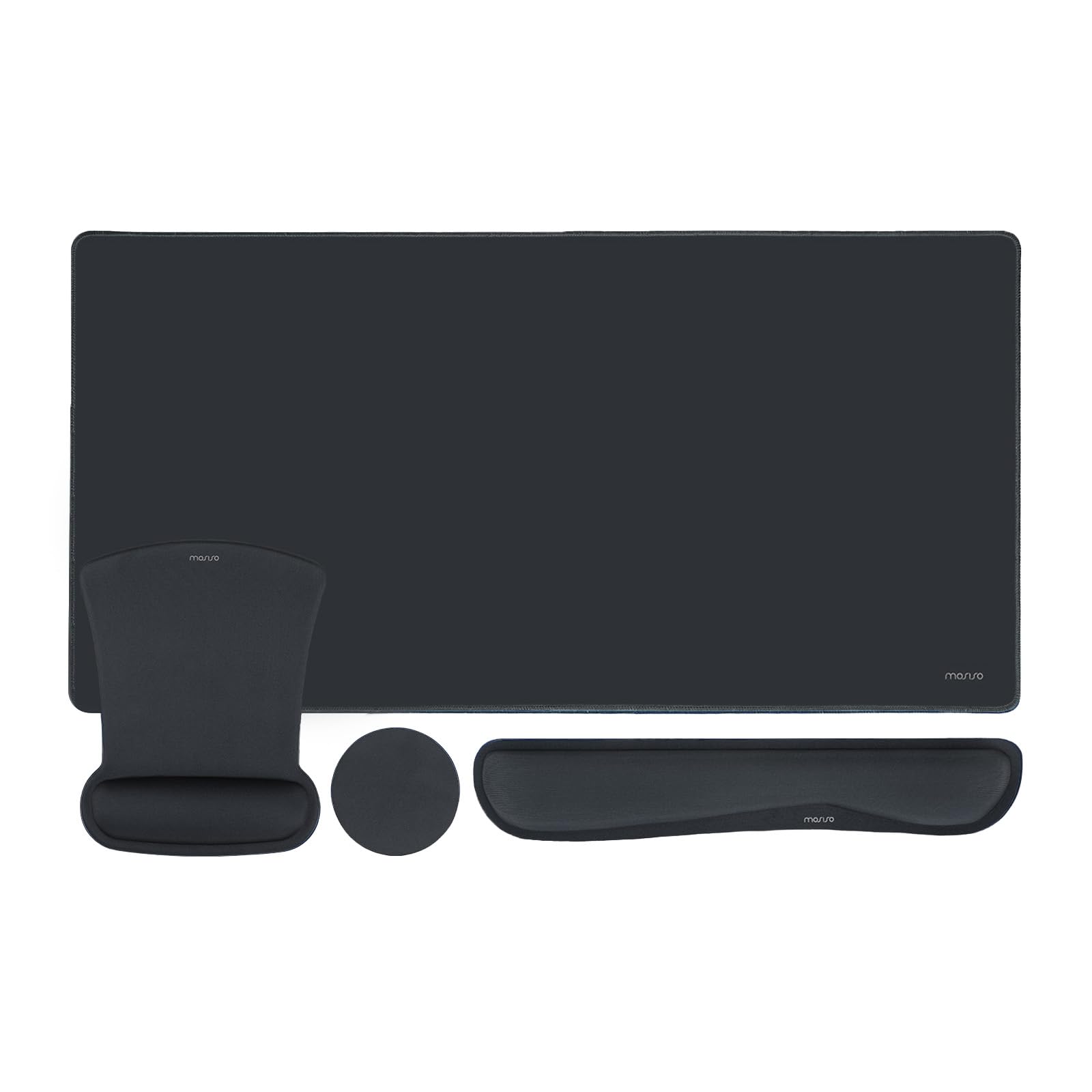 MOSISO Keyboard Mouse Pad Set, Large Gaming Mousepad&Keyboard Wrist Rest