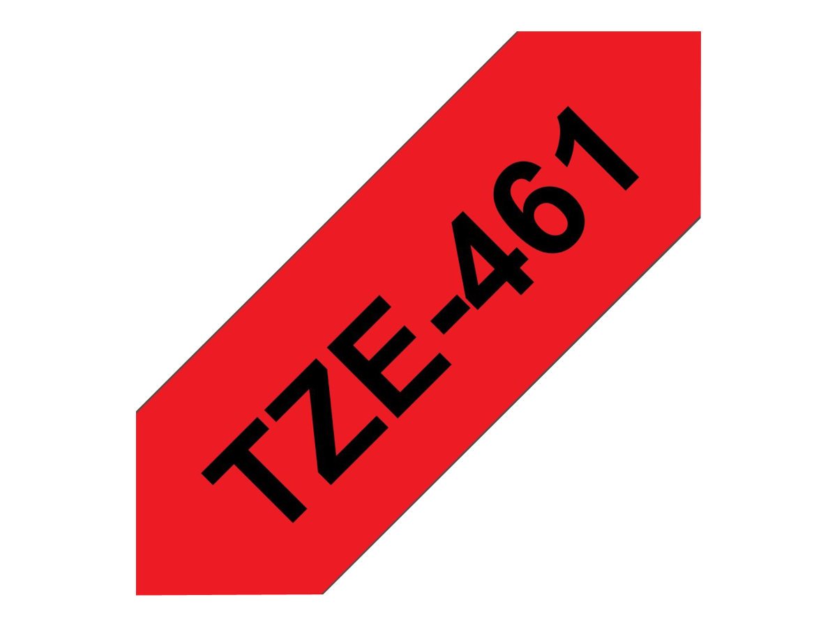 Brother TZe-461 Labelling Tape Cassette, 36 mm (W) x 8 m (L), Laminated, Brother Genuine Supplies