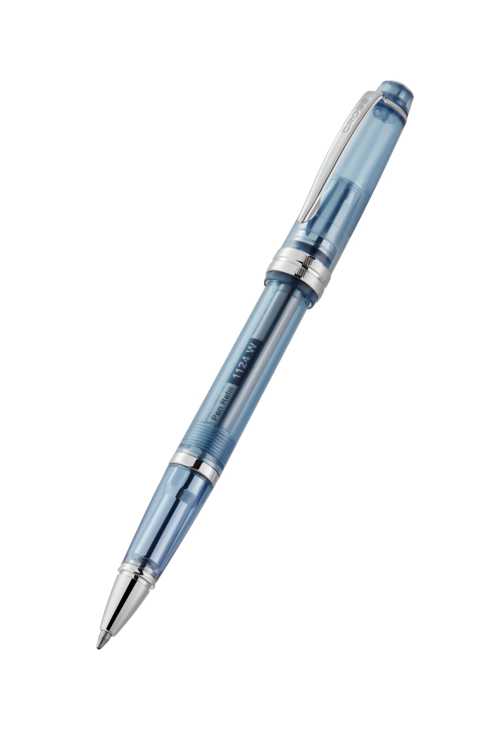 Cross Bailey Light Navy Blue Ballpoint Pen, Medium Point, Black Ink