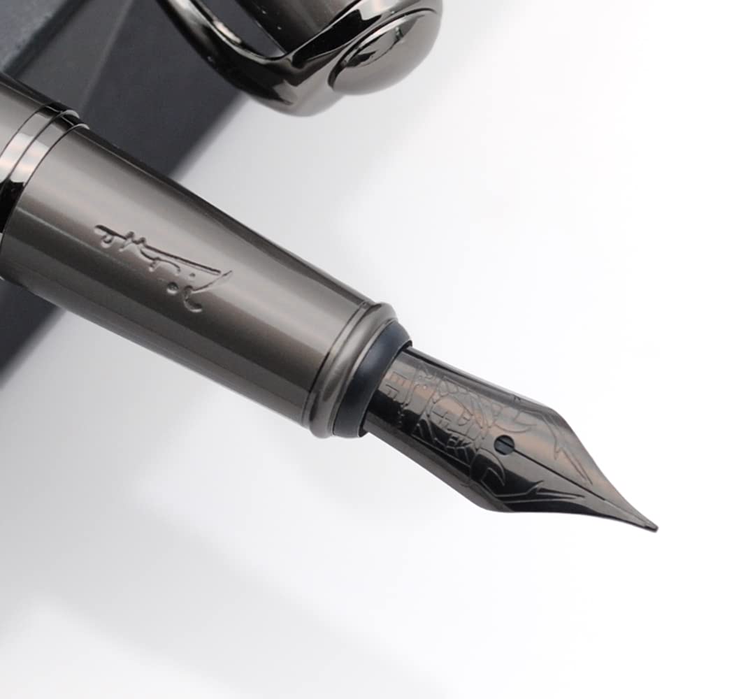 Picasso 916 Malage Fountain Pen Original Box New Version (Starlit Night Gray, Extra Fine Nib 0.38mm)