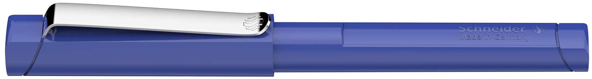 Schneider Base Uni Fountain Pen, Medium Tip, Blue Ink, Blue Barrel, 1 Each (160203)