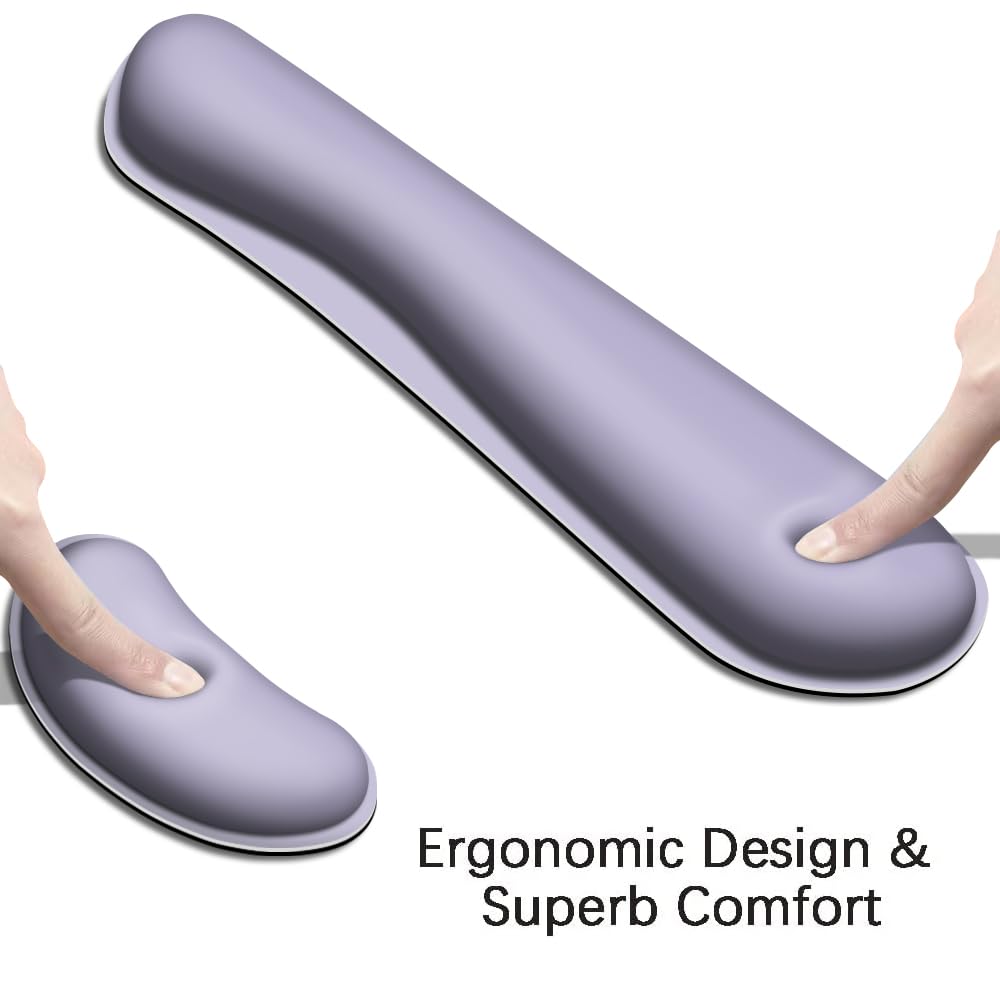 Desk Mat, Large Gaming Mouse Pad with Wrist Rest, 4 in1 XXL Mouse pad+Keyboard Wrist Rest+Mouse Pad