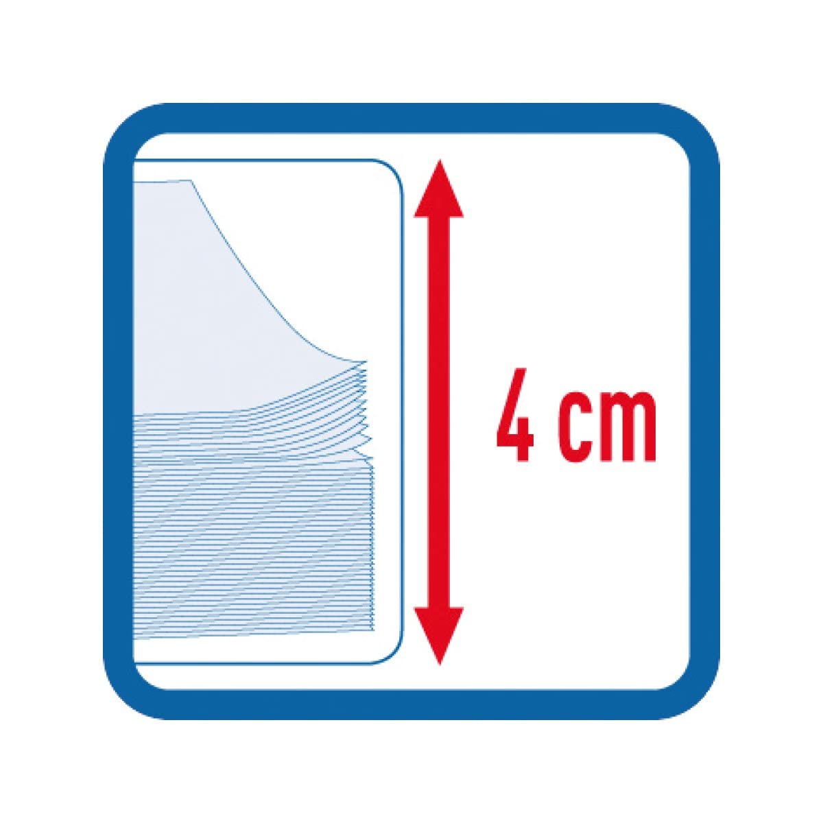 Herlitz Archive Box A4 Polypropylene with Spine Label Back Width 4 cm, 1 Piece, Design Print Opaque