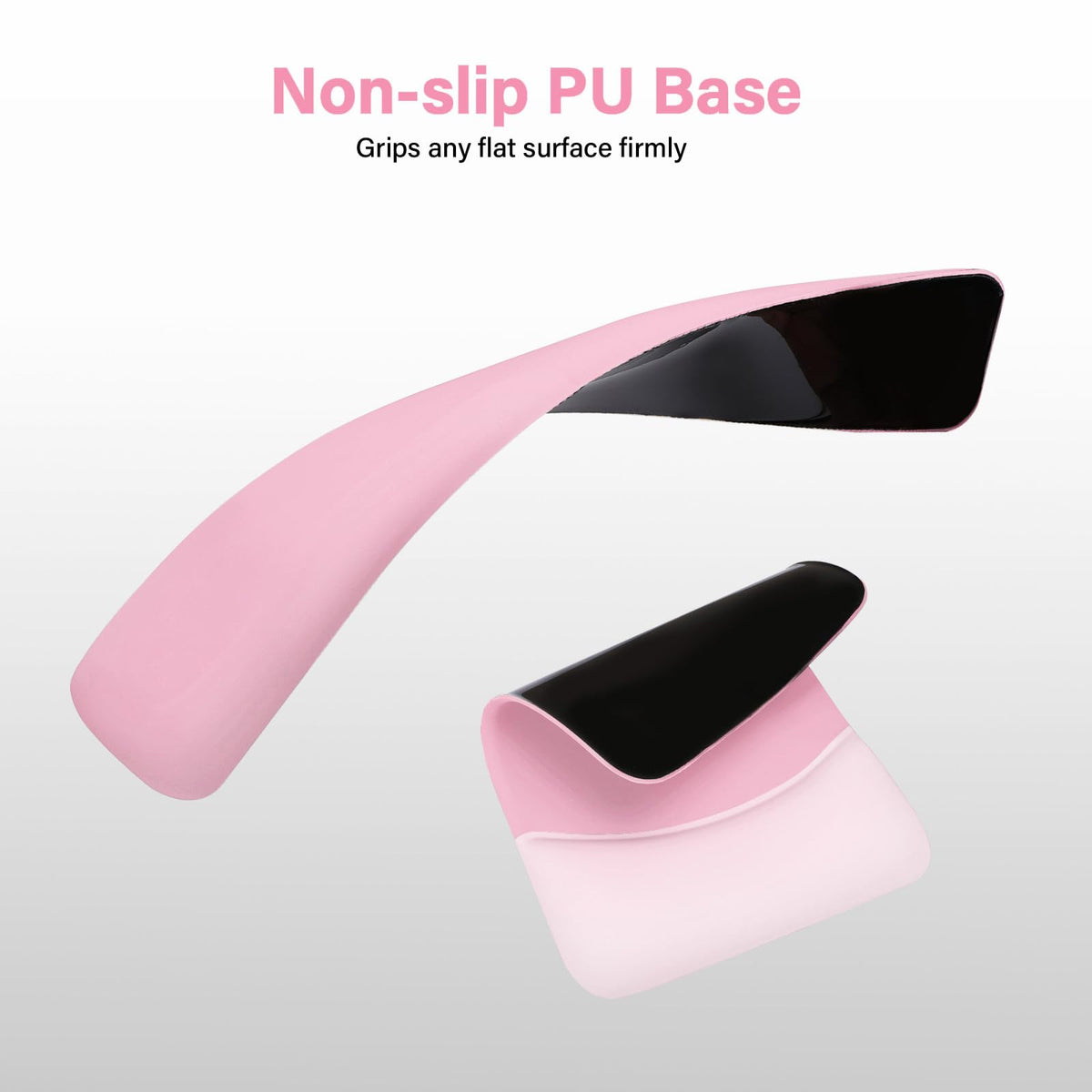 MOSISO Wrist Rest Support Mouse Pad & Keyboard Set, Pink