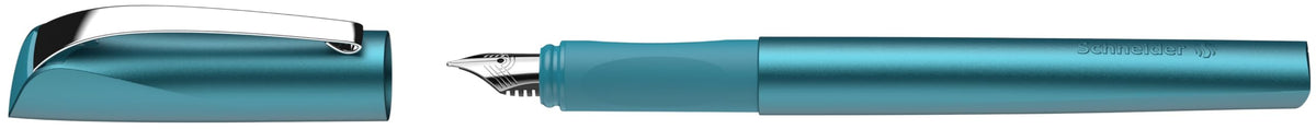 Schneider Ceod Shiny 168657 Fountain Pen (Right and Left-Handed Users, M Nib, Includes Ink
