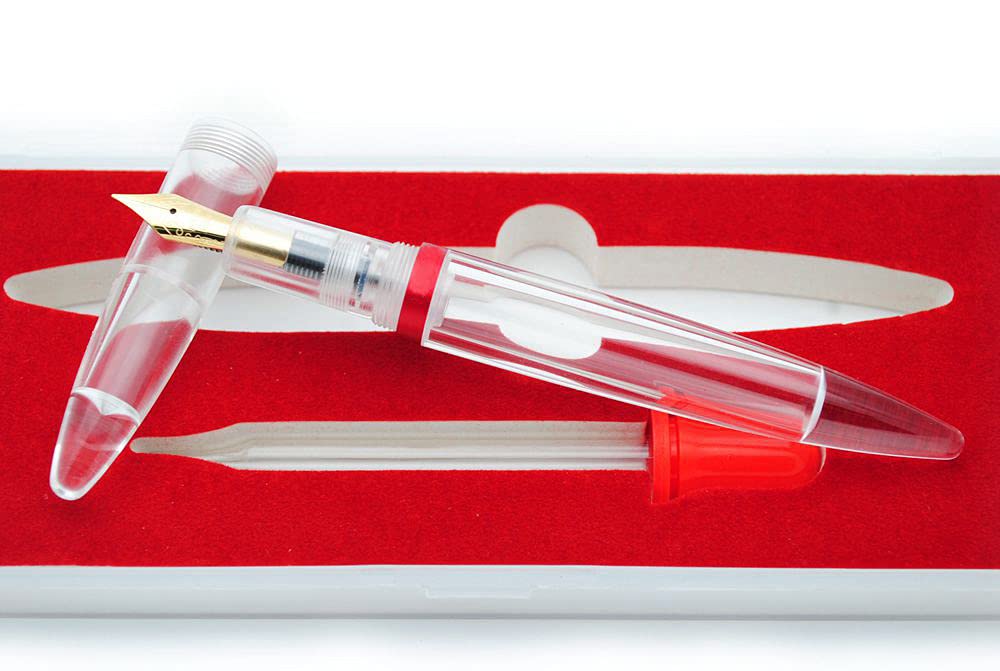 czxwyst M2 Large Ink Capacity Eyedropper Fountain Pen Eye Dropper Filling Pen Set for