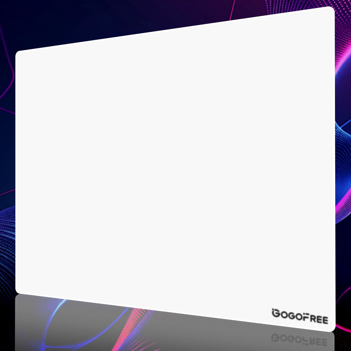 Glass Gaming Mouse Pad, Professional Esport Tempered Glass Mouse Pad Ultra-Smooth Micro-Etched