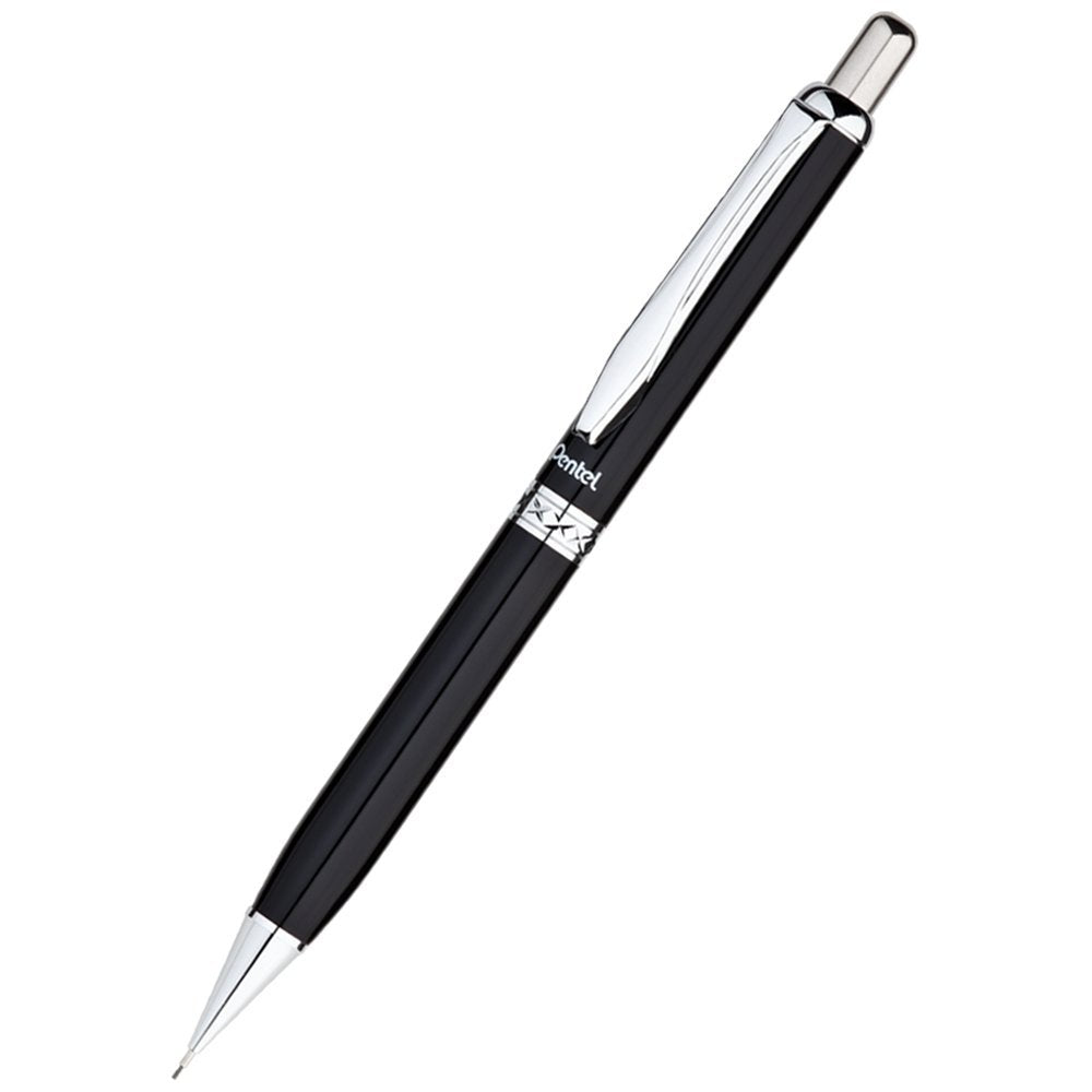 Pentel Libretto Roller Gel Pen and Pencil Set with Gift Box, Pen 0.7mm and Pencil 0.5mm, Black