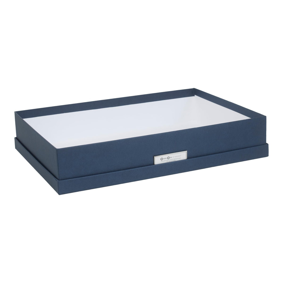 Bigso Sverker Canvas Fiberboard Legal and Art Storage Box | Scrapbook Storage Box for Loose Papers