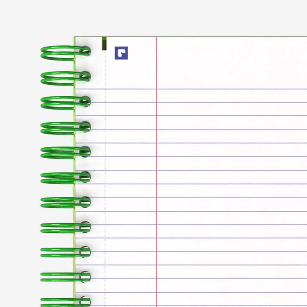 Hamelin, Spiral Notebook, 8x10in, College Ruled, Hardcover, 75shts/150 Pages, 1 Subject Notebook