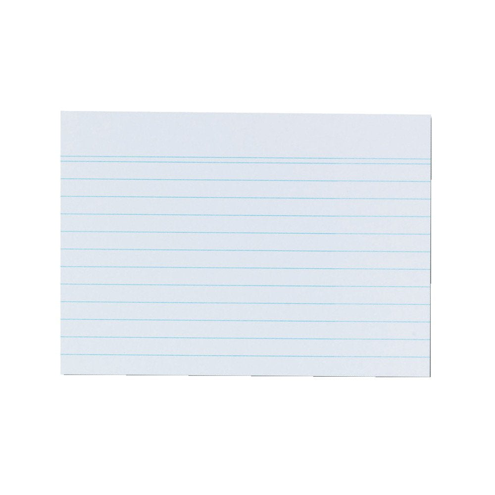 Herlitz 1150507 Index Cards, Pack of 100 A6 Bianco