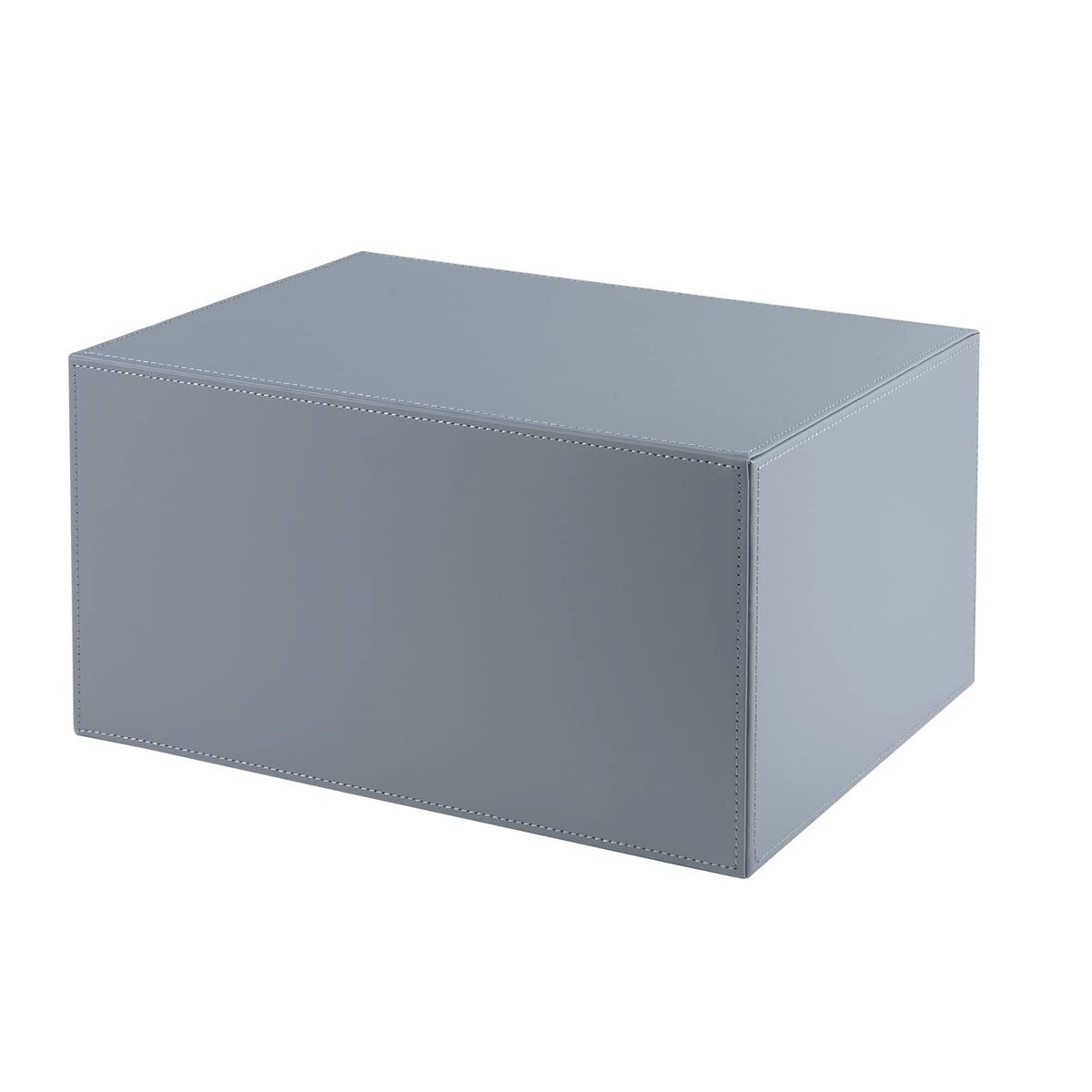 Leather Desk Organizer with 3 Drawers/Tray, Executive Office Supplies Desktop Filing A4 File
