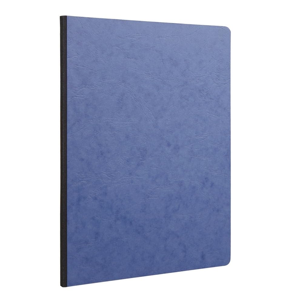 Clairefontaine 791464C Collection Age Bag Blue Canvas Stitched Notebook - A4 21x29,7 cm - 192 Lined