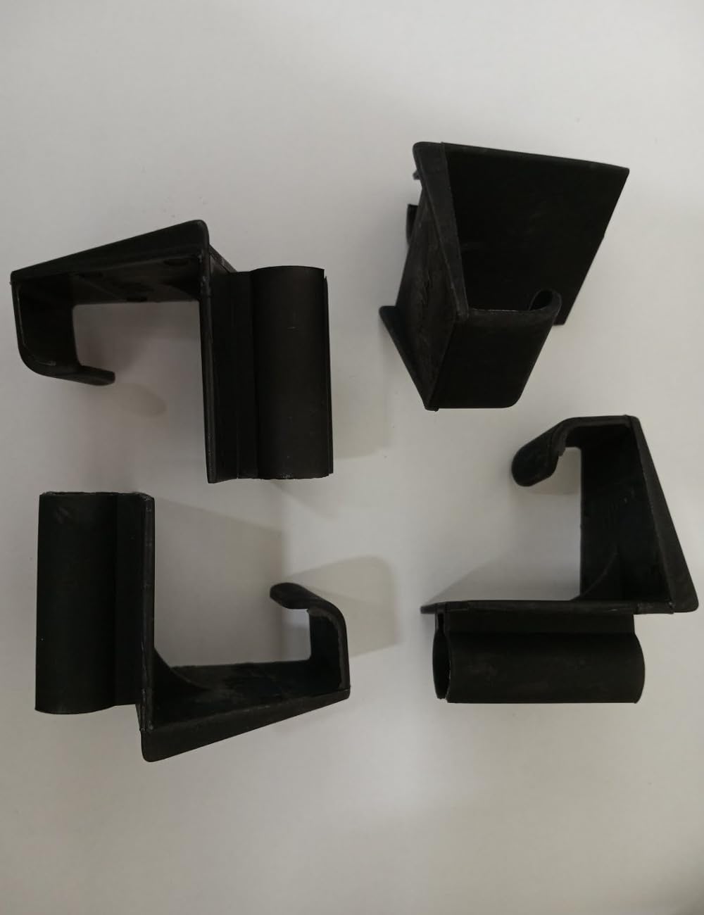 ABA Chief Store HV Shutter Holdback Clips for Accordion Shutters 4 Pieces (Black)