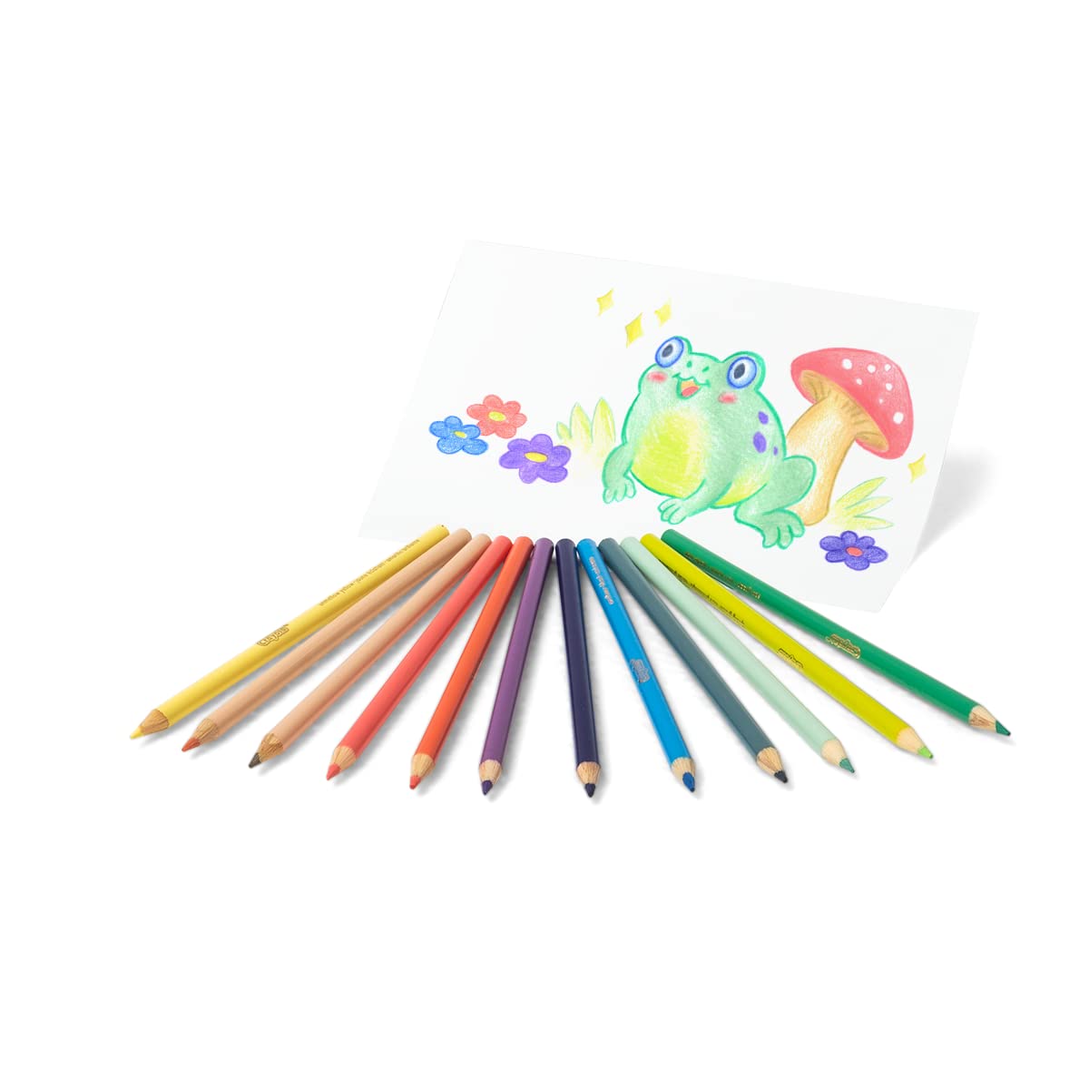 CRAYOLA Pastel Coloured Drawing Pencils, Pack of 12, for School and Leisure, Assorted Pastel Colours