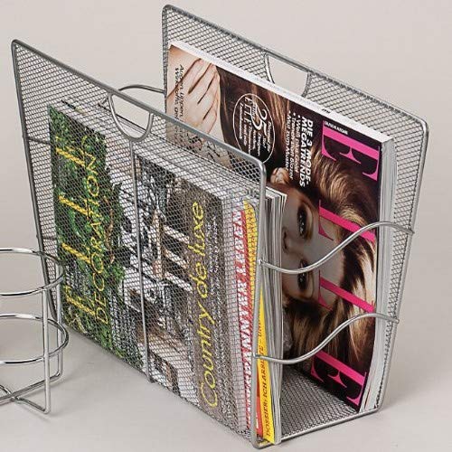 Zeller 17718 Mesh Newspaper Rack 39 x 17.5 x 27 cm