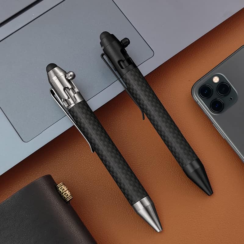 Cool Hand 4.9'' Carbon Fiber Bolt Action Pen Stylus for Touch Screen