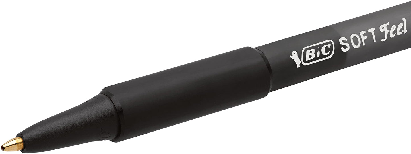 BIC ® ® SOFT Feel clic Grip Pen 0.4 MM, Black