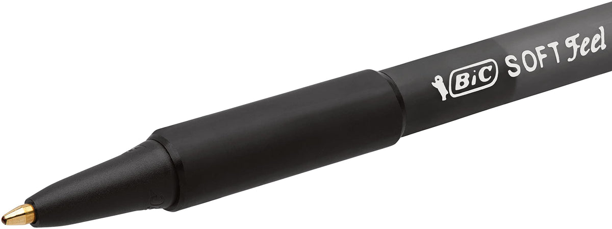 BIC ® ® SOFT Feel clic Grip Pen 0.4 MM, Black