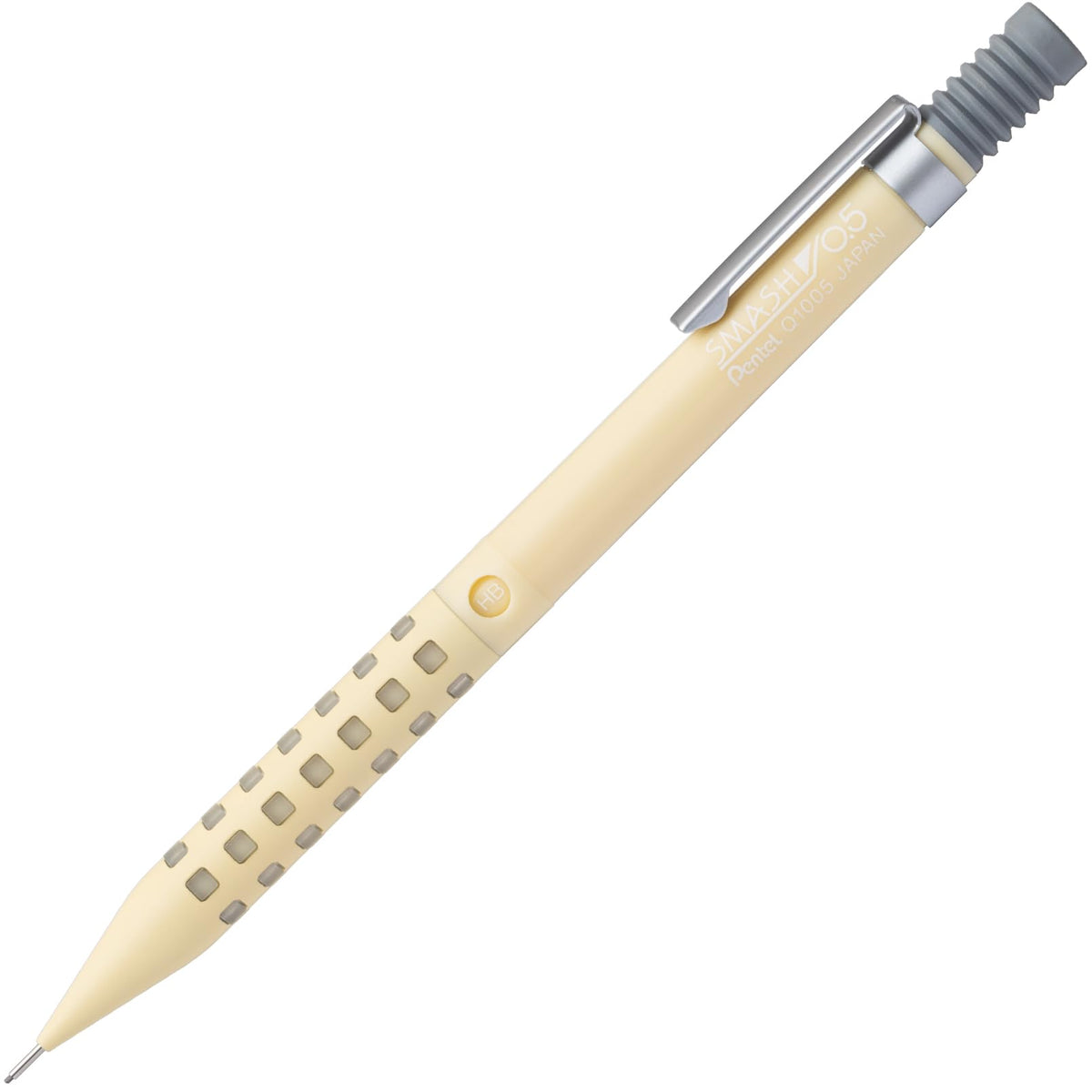 Pentel Q1005-22A Mechanical Pencil, Smash, 0.5mm, Ivory White