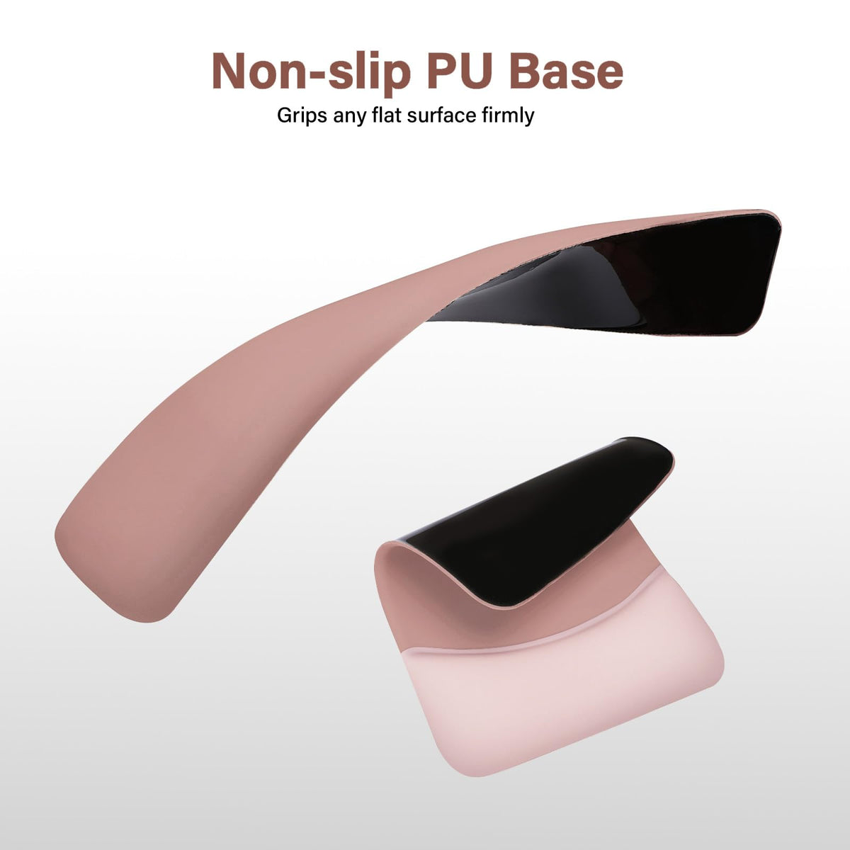 MOSISO Wrist Rest Support Mouse Pad & Keyboard Set, Salmon Pink