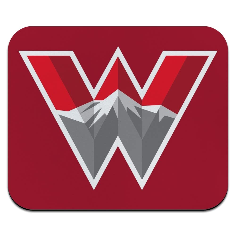 Western Colorado University Primary Logo Low Profile Thin Mouse Pad