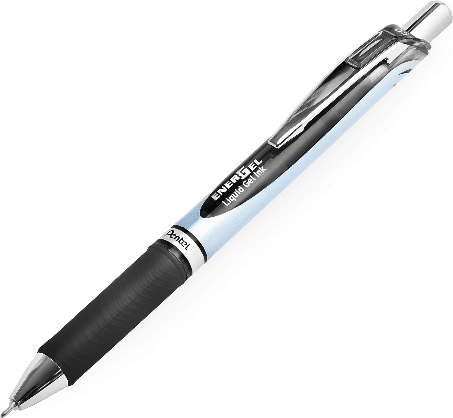 Pentel Energel BLN75 Retractable Gel Ink Rollerball Pen - 0.5mm - Black - Pack of 6