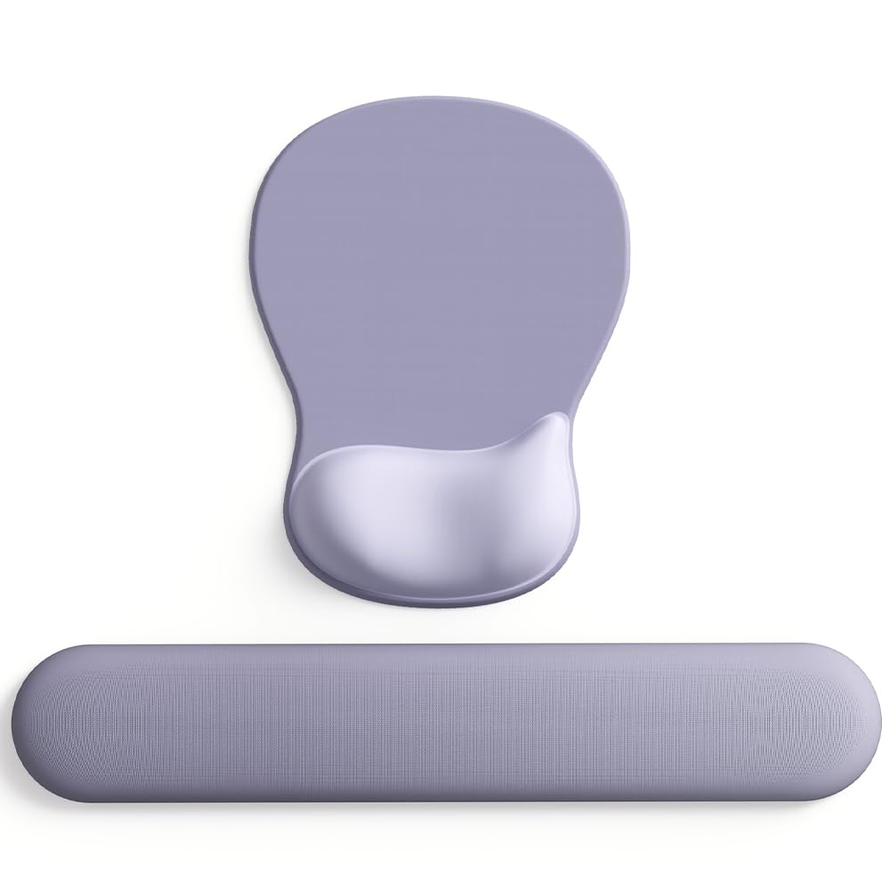 ErgoComfort Gel Wrist Rest Mouse Pad-Ergonomic Office Mousepad with Wrist Support-Non-Slip, Design